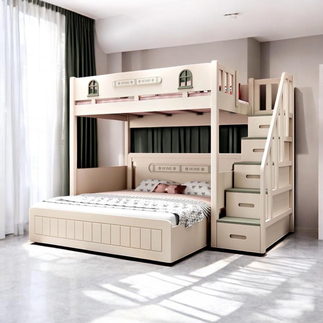 4 mẫu giường 2 tầng cho bé an toàn tiện lợi