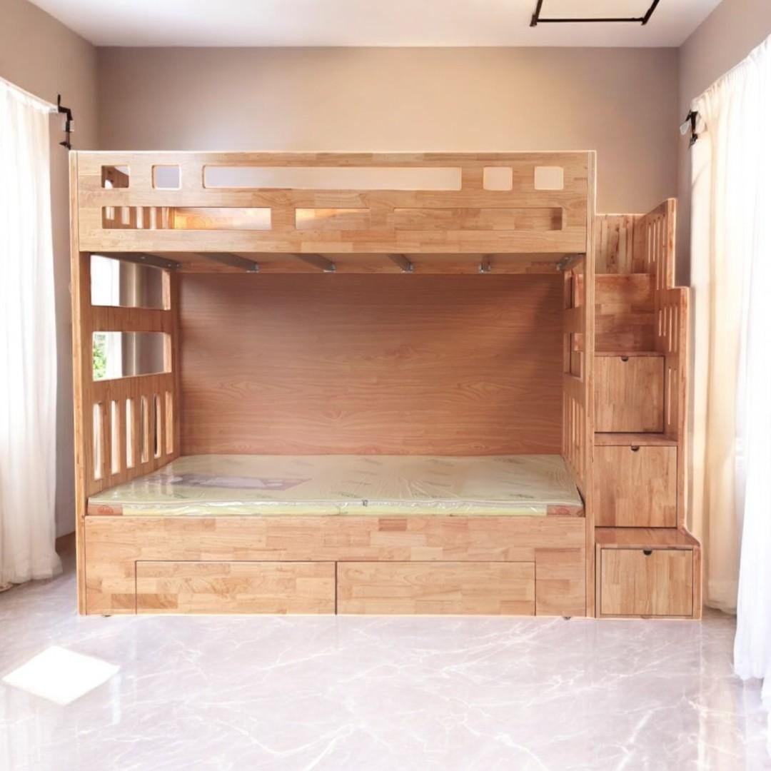 4 mẫu giường 2 tầng cho bé an toàn tiện lợi