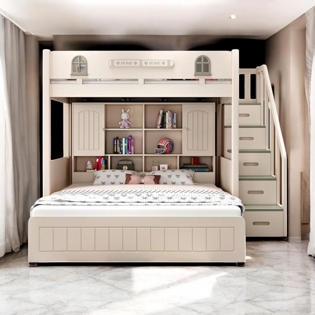 4 mẫu giường 2 tầng cho bé an toàn tiện lợi