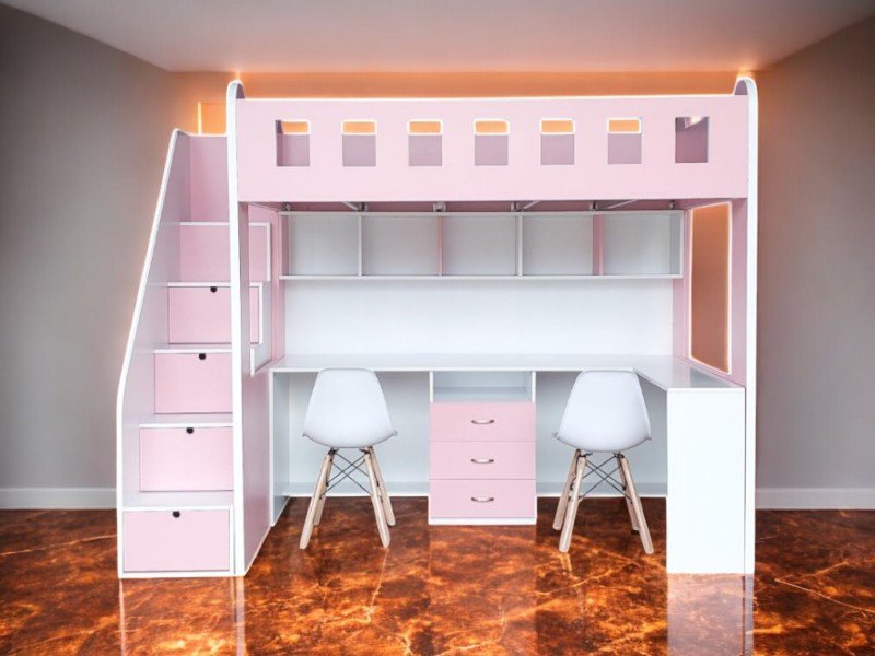 7 mẫu giường tầng bé trai bé gái đẹp tại TPHCM