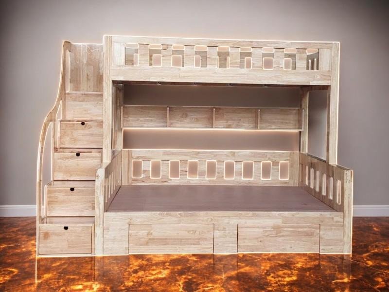 Giường tầng bé gái tại TPHCM