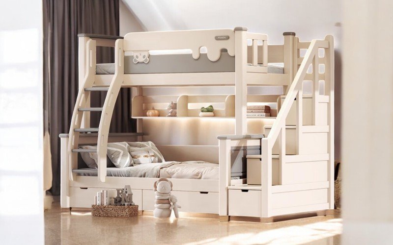 Giường tầng kèm bàn học tại TPHCM