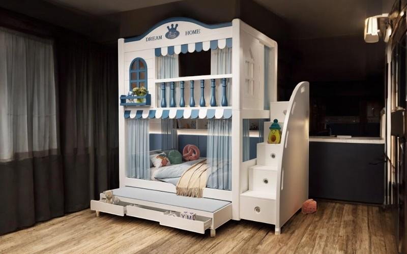 Mẫu giường tầng cho bé tại TPHCM