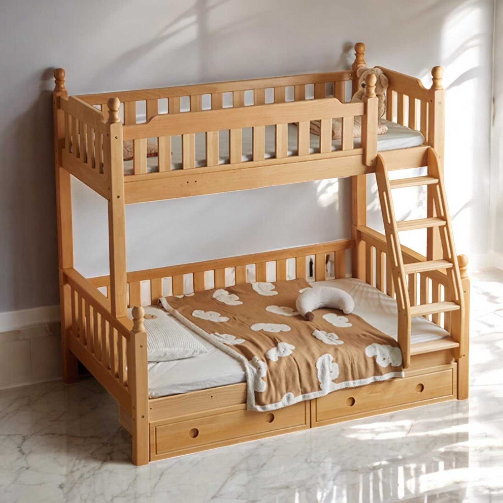 Giường tầng cho bé tại TPHCM an toàn tiện lợi