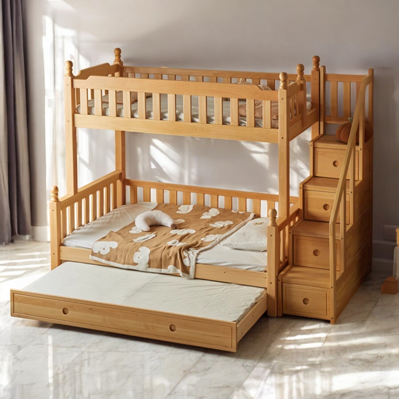 Giường tầng cho bé tại TPHCM an toàn tiện lợi