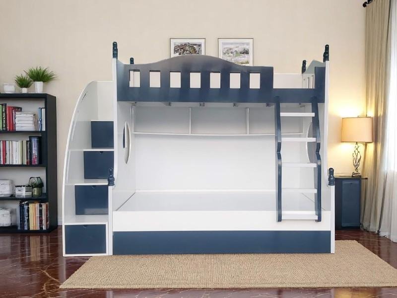 Giường tầng kèm bàn làm việc cho học sinh