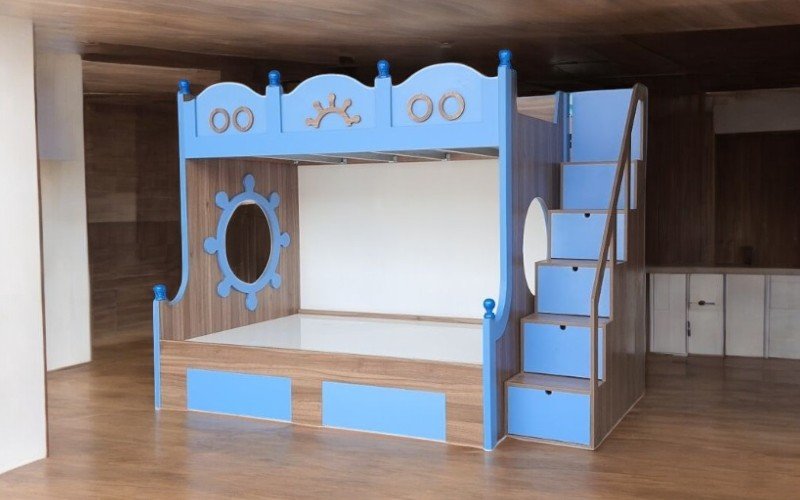 Giường 2 tầng cho bé gái đẹp an toàn tiện lợi