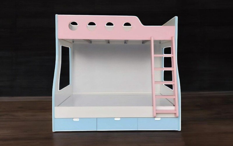 Giường tầng 1m2 x 2m hiện đại tiết kiệm không gian