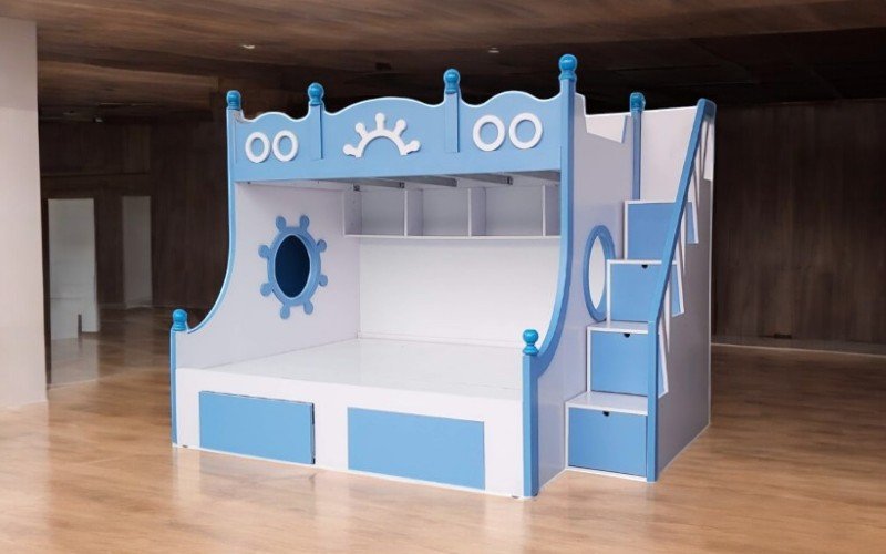Giường tầng 1m2 x 2m hiện đại tiết kiệm không gian