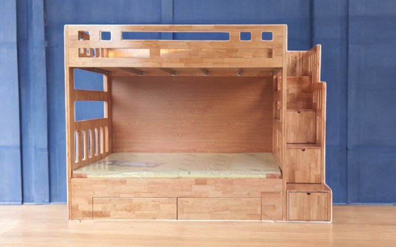 Giường tầng 1m2 x 2m hiện đại tiết kiệm không gian