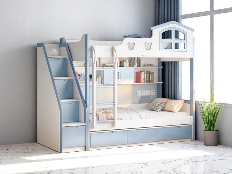 Giường tầng đa năng tiết kiệm diện tích cho phòng nhỏ Giường tầng đa năng tiết kiệm diện tích cho phòng nhỏ