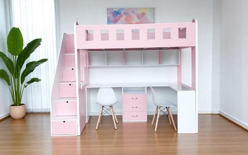 Mẫu giường tầng tiết kiệm diện tích hiệu quả