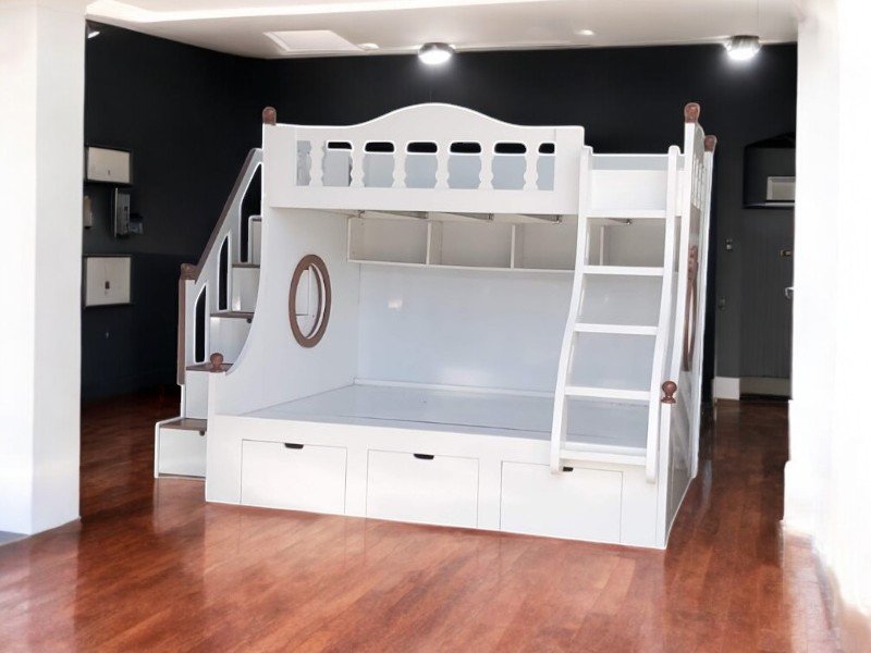 Giường tầng cho bé tại quận 10 đẹp an toàn tiện dụng