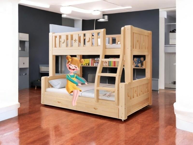 Giường tầng gỗ tại quận 10 đẹp chắc chắn cao cấp