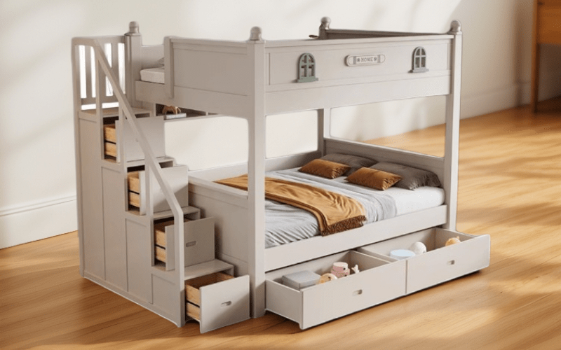 Giường 2 tầng tại quận 7 tiết kiệm không gian tiện lợi