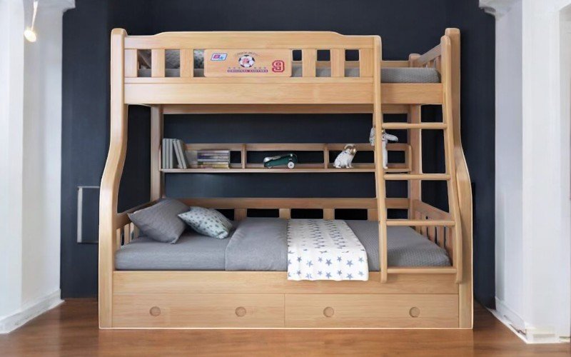 Mẫu giường tầng đẹp cho người lớn hiện đại và tiện nghi