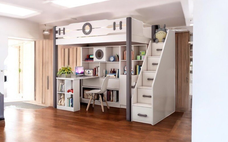 Giường tầng cho bé gái giá rẻ tại TPHCM đẹp an toàn tiện lợi