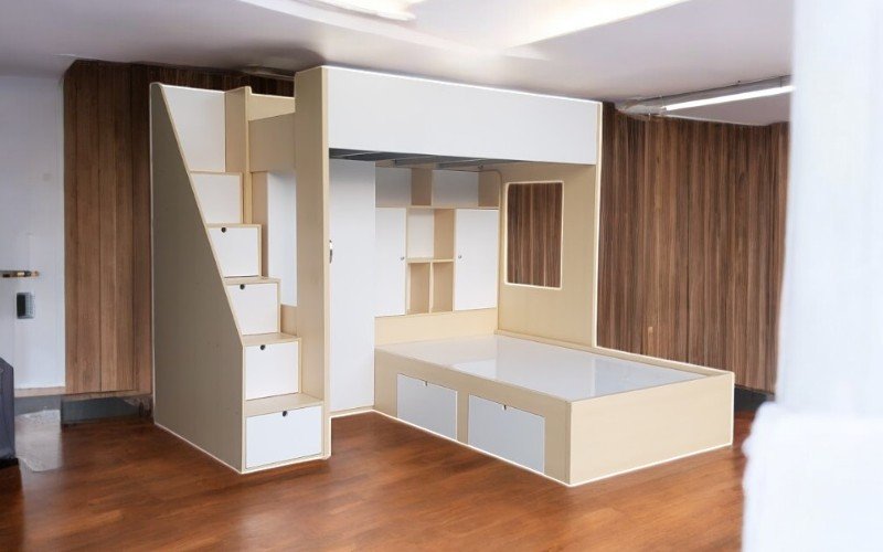 Giường tầng cho bé gái giá rẻ tại TPHCM đẹp an toàn tiện lợi