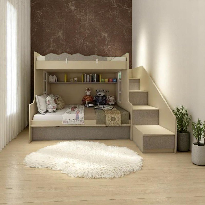 Giường tầng bằng gỗ
