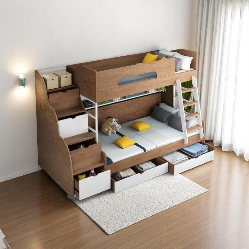 Giường tầng gỗ công nghiệp chất lượng