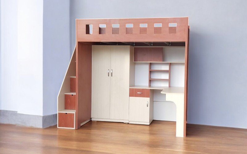 Giường tầng cho bé tại quận 2 thiết kế an toàn tiện ích