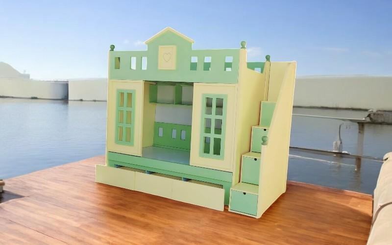 Giường tầng cho bé tại quận 6 an toàn và dễ thương