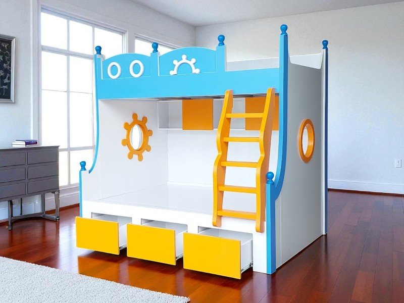 Giường 3 tầng cho người lớn