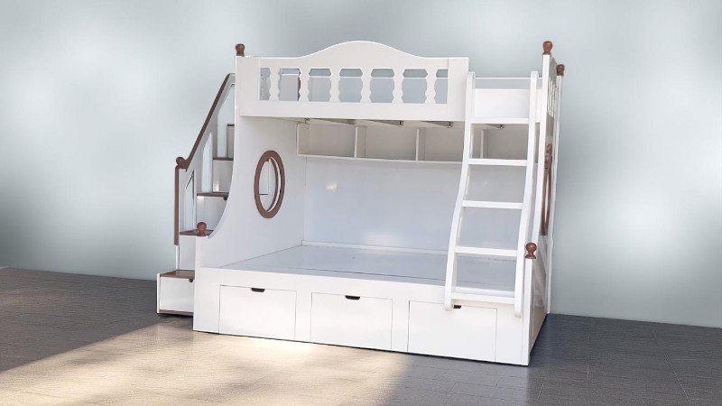 Giường tầng MDF