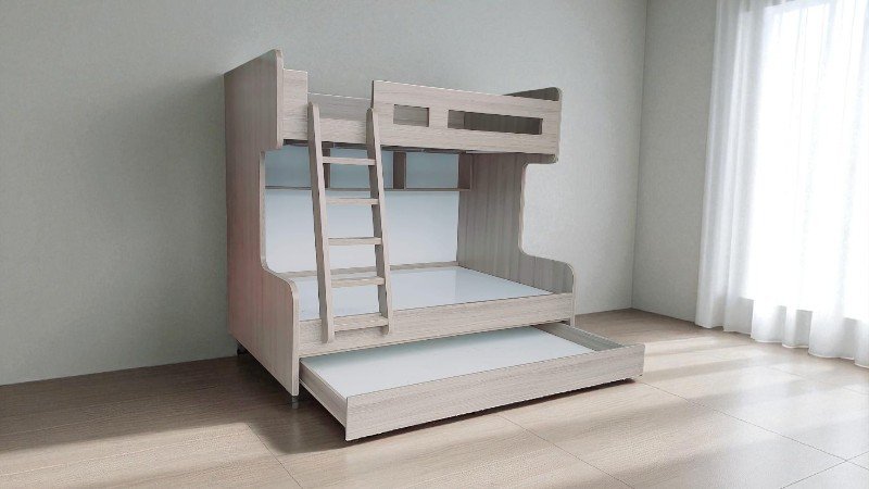 Giường tầng MDF