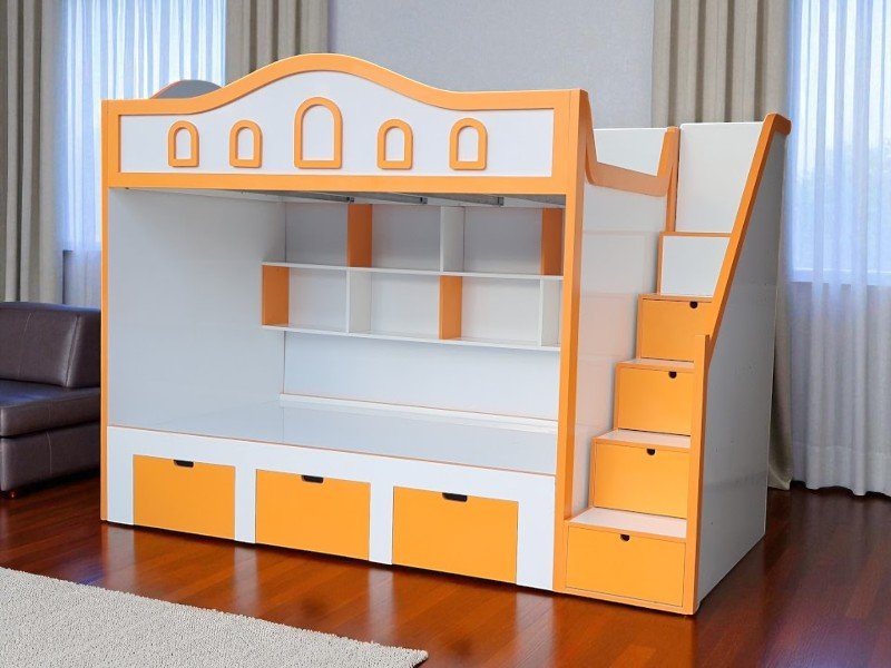 Giường tầng bé gái