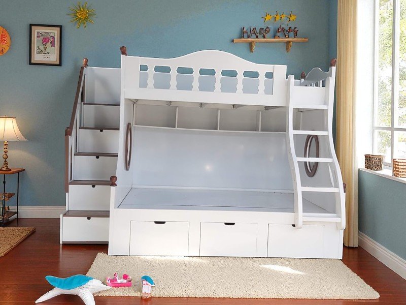 Giường tầng kết hợp tủ quần áo