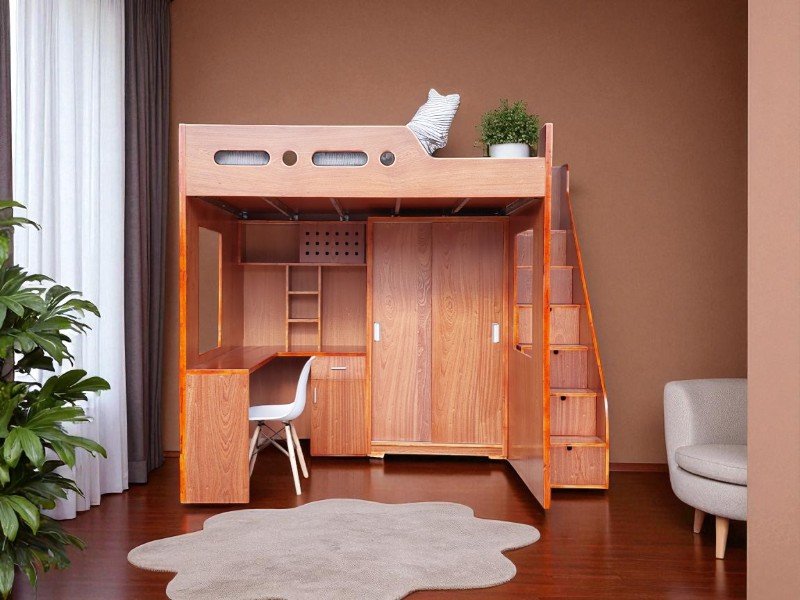 Mẫu giường tầng gỗ đẹp