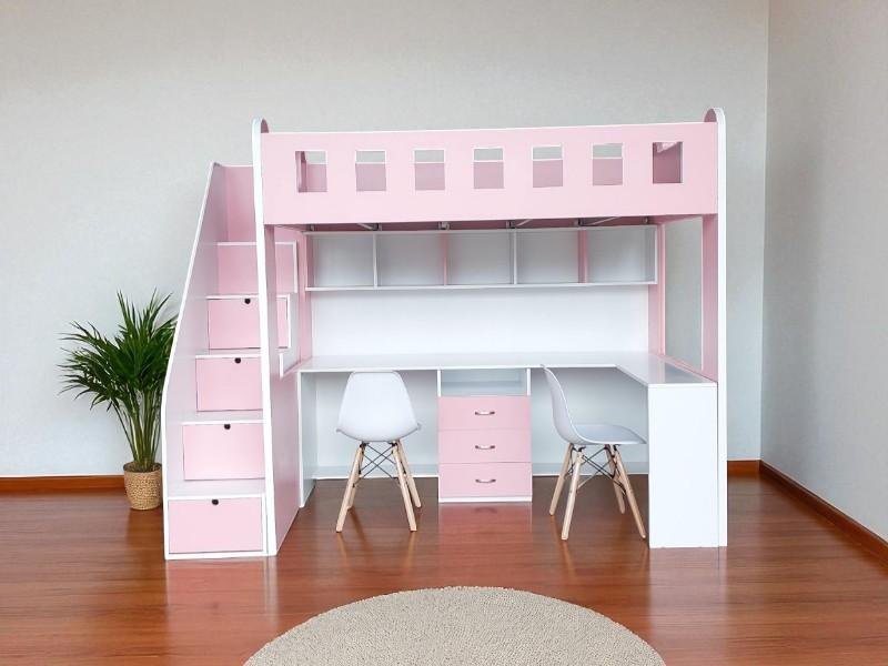 Cách sắp xếp đồ chơi trên giường tầng gọn gàng