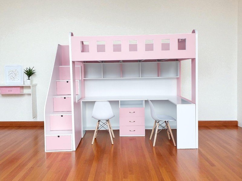 Giường tầng gỗ MDF