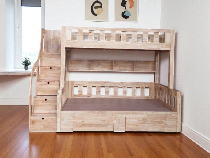 Giường tầng gỗ MDF