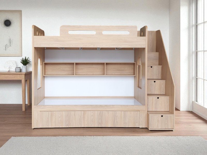 Giường tầng gỗ MDF