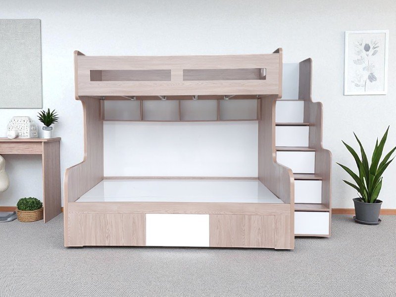 Giường tầng gỗ MDF