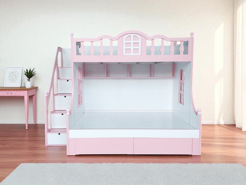 Giường tầng gỗ MDF