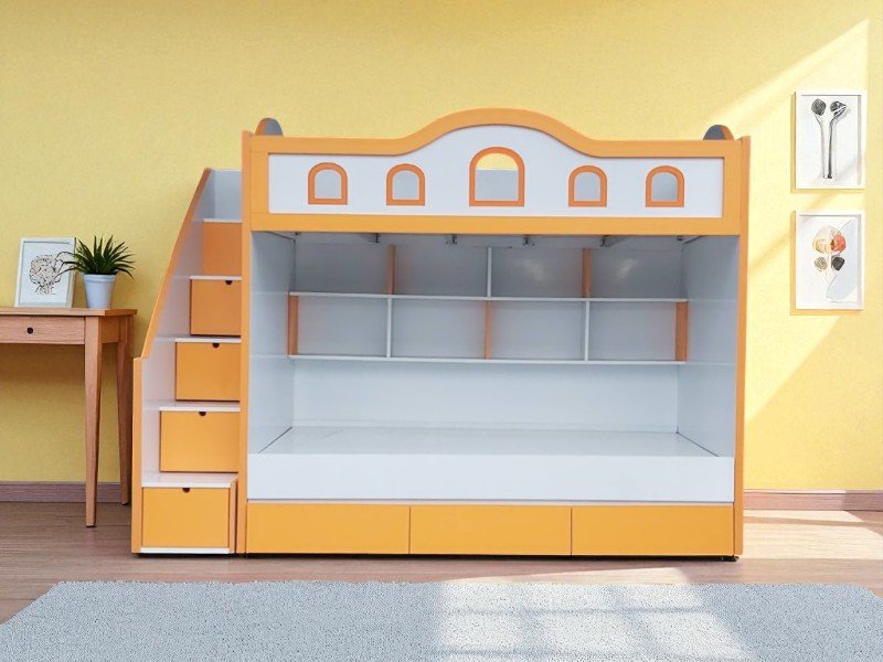 Giường tầng kết hợp bàn làm việc