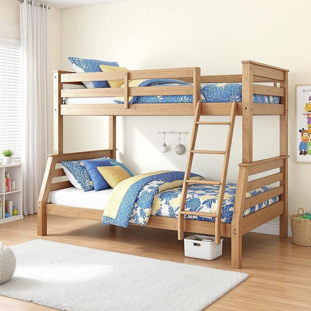Top 5 mẫu giường tầng gỗ tự nhiên đẹp nhất