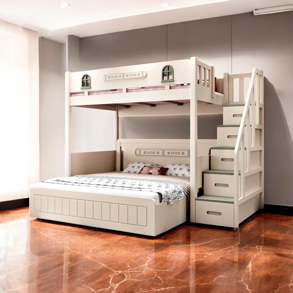 Giường tầng cho bé gái tại TPHCM đẹp xinh