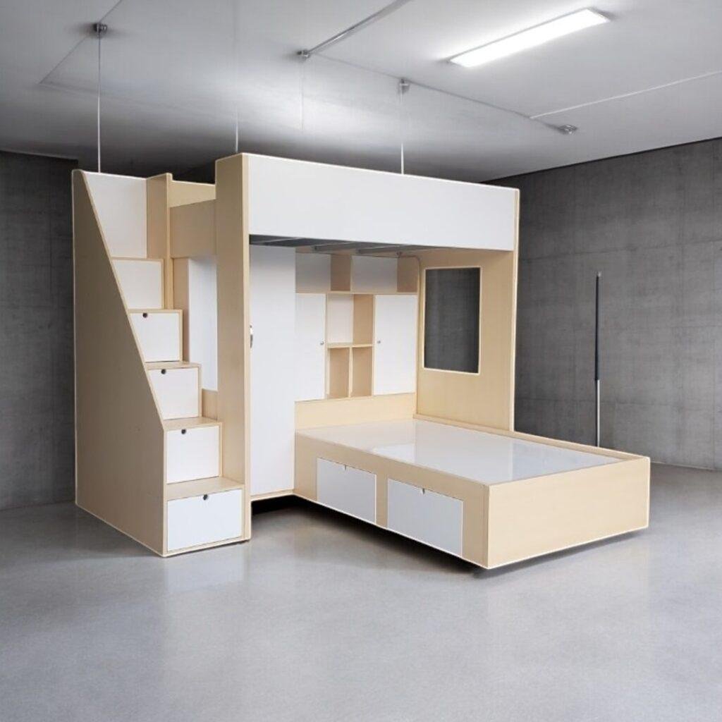 6 Cách Tối Ưu Không Gian Với Giường Tầng