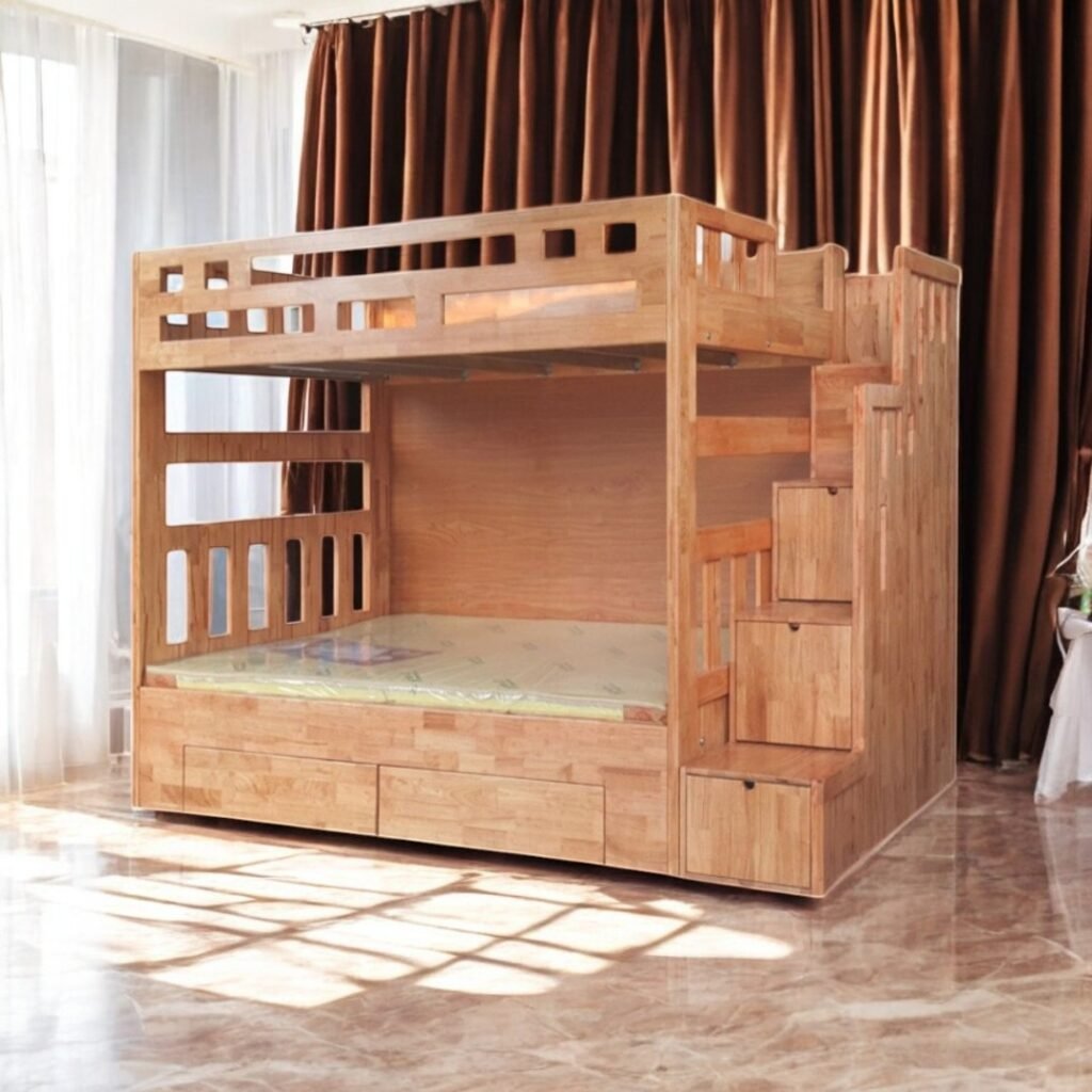 Giường tầng gỗ tự nhiên tại TPHCM bền đẹp