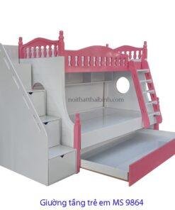 Giường tầng trẻ em cao cấp MS 9864 Giá bán= 16,000,000đ giảm còn= 14,000,000đ