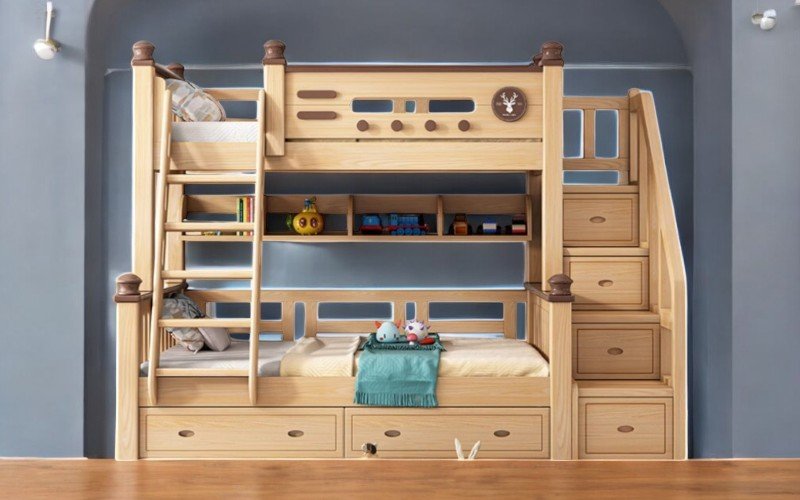 Mẫu giường tầng đẹp cho người lớn hiện đại và tiện nghi