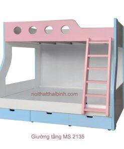 Giường tầng 1 2m đẹp MS 2135
