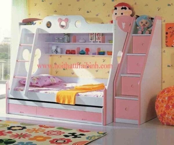 Giường tầng MS 6237 Size : giường 1m2 tầng 0m9   Giá : 13.500.000đ
