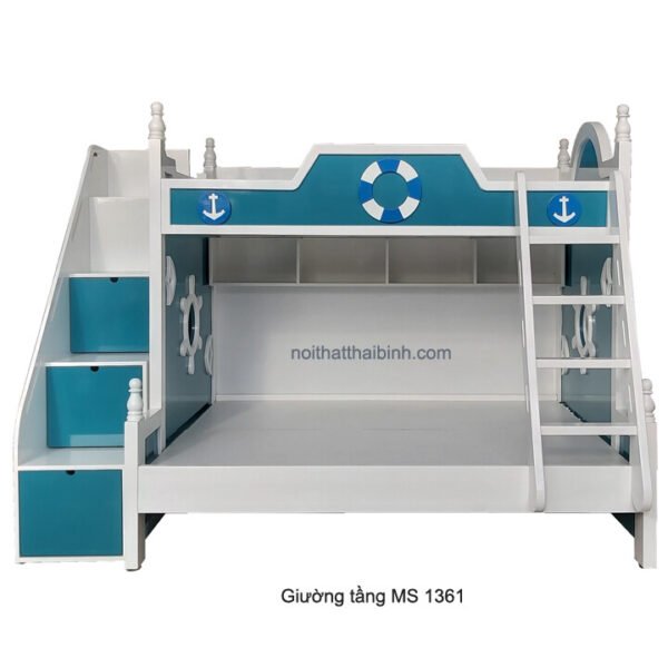 Giường tầng đẹp chất lượng MS 1361 Giá bán= 15.500.000đ giảm còn= 13.500.000đ