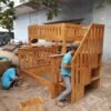 Giường tầng gỗ cao su MS : 9080 - Giá : 17.500.000đ - Hình ảnh 4