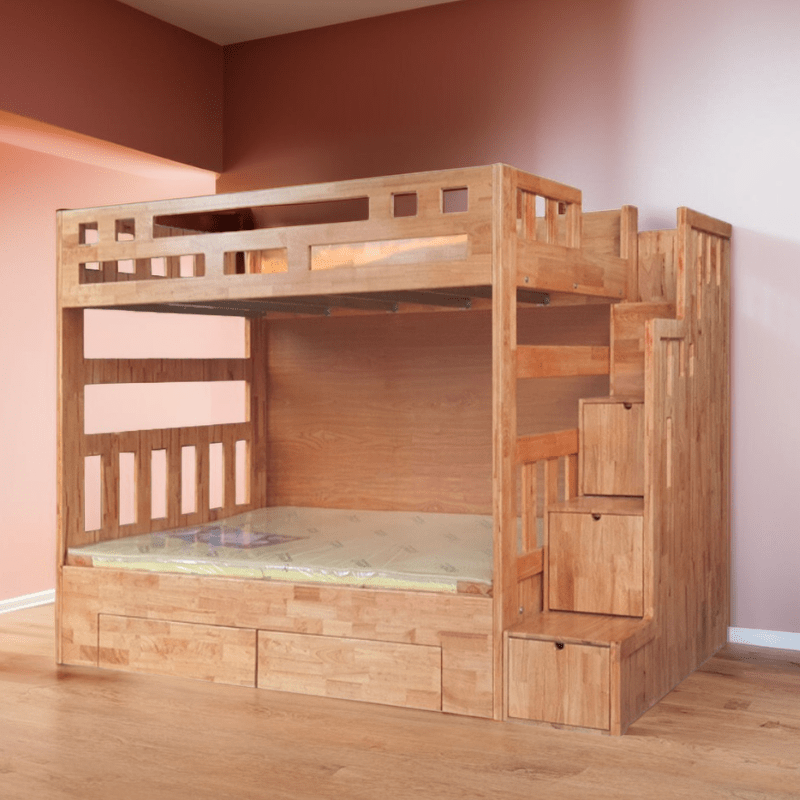 Giường tầng gỗ đẹp MS 2084 - Hình ảnh 7